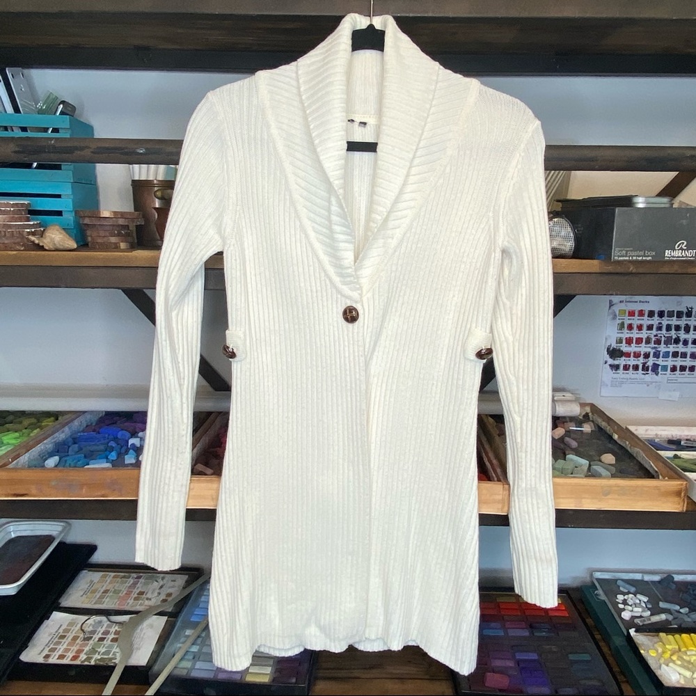 Sweater cover-up – long style